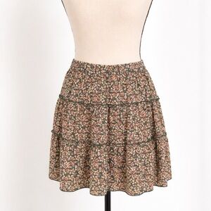 Arizona Jean Company Floral Mini Skirt